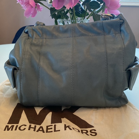 Michael Kors denim blue leather purse - Picture 2 of 8